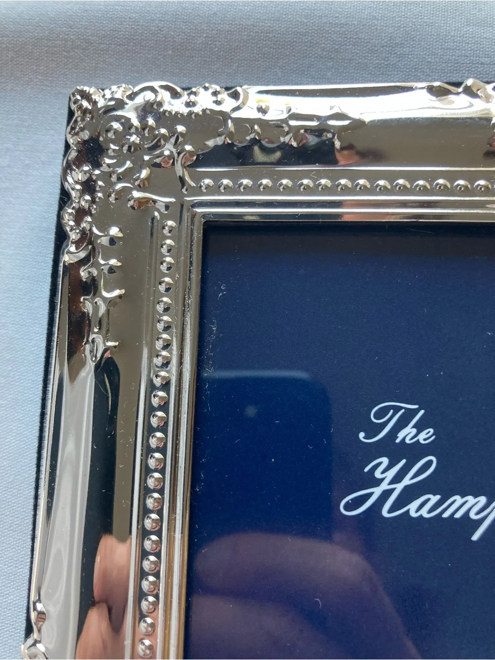 Lawrence Frames by Hampton Bays Collection Silver Ornate 5x7 Picture Frame